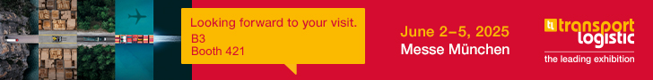 Come visit us at transport logistic 2025 booth B3.421
